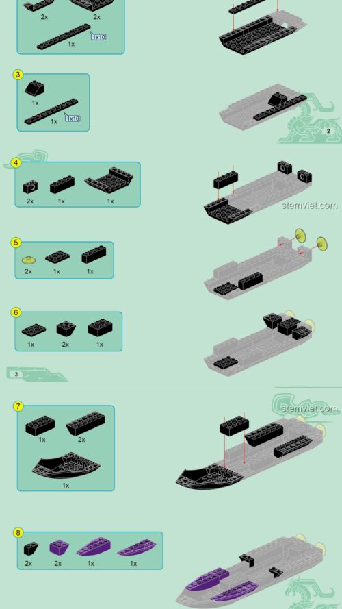 Thuyền của Đát Kỷ QMAN 2210 hướng dẫn QMAN 2210 Thuyền ma thuật của Đát Kỷ
