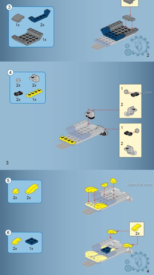 Xe Thăm Dò Tinh Thể Kyanite Squad QMAN 2401 sách hướng dẫn QMAN 1 Xe dò tìm khoáng sản