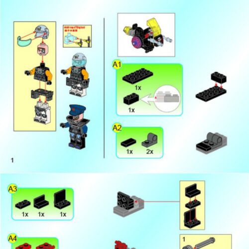 Xe Chiến Đấu Quang Huy QMAN 2705 hướng dẫn lắp ráp QMAN 2705 Cỗ Máy Chiến Đấu Công Nghệ Cao