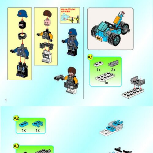 Xe Chiến Đấu Dạ Ma Kỷ Nguyên Công Nghệ Cao QMAN 2707 - Sách Hướng Dẫn Lắp Ráp