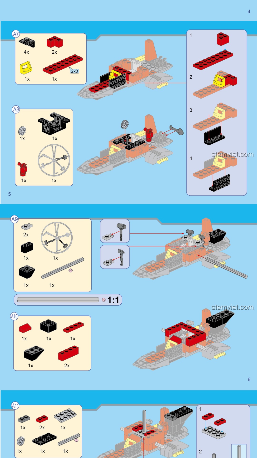 Hướng dẫn QMAN 2805 Đội Cứu Hộ Rừng, Hướng dẫn lắp ráp QMAN 2805 Đội Cứu Hỏa Rừng, Sách lắp ghép QMAN 2805 Đội Cứu Hỏa Rừng, Sách hướng dẫn QMAN 2805 Đội Tìm Kiếm và Cứu Nạn Rừng