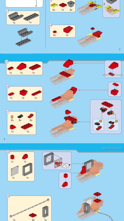 Hướng dẫn lắp ghép QMAN 2806 Giải Cứu Giàn Khoan - hướng dẫn lắp ghép QMAN 2806 Giải Cứu Giàn Khoan