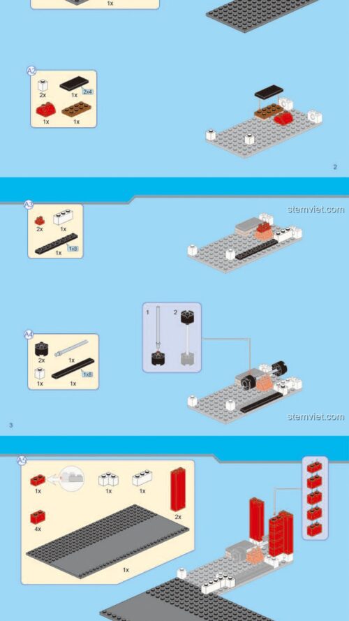 Trạm cứu hỏa QMAN 2808 sách lắp ghép QMAN 2808 Trung tâm cứu hỏa và nạn