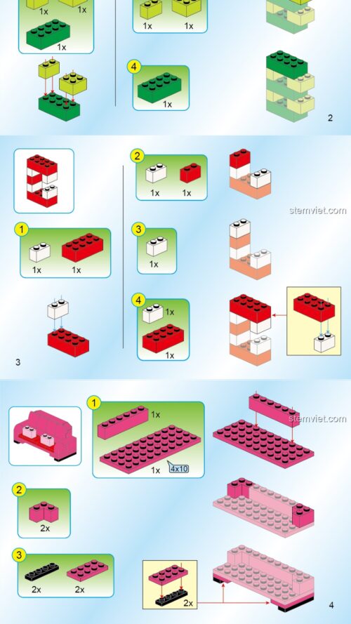 Bộ đồ chơi lắp ghép Build N Learn Ball QMAN 2902 Đồ chơi giáo dục hướng dẫn lắp ráp QMAN 2902 Đồ chơi sáng tạo