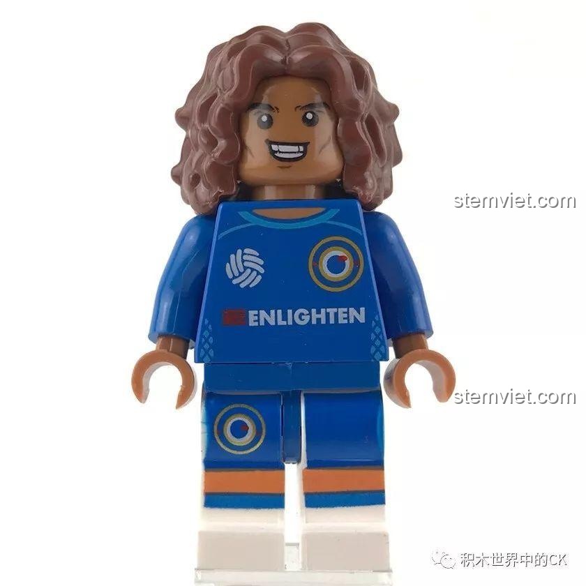 Nhìn nghiêng minifigure Griezmann từ bộ lắp ráp QMAN 3004.