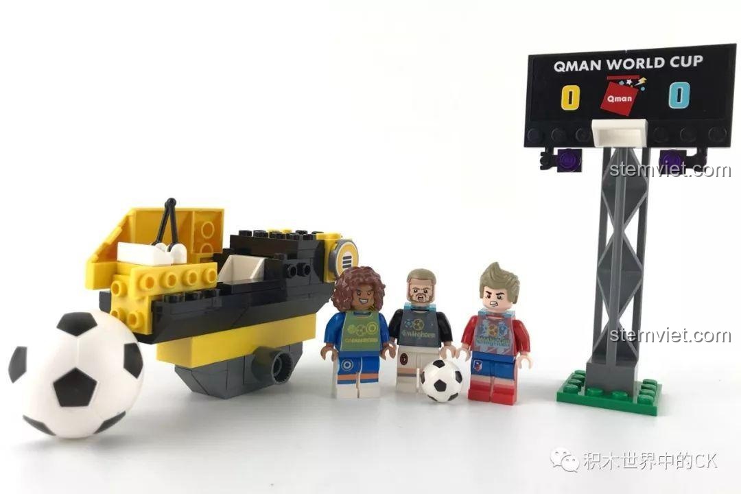 Quá trình lắp ráp robot bóng đá QMAN 3004.