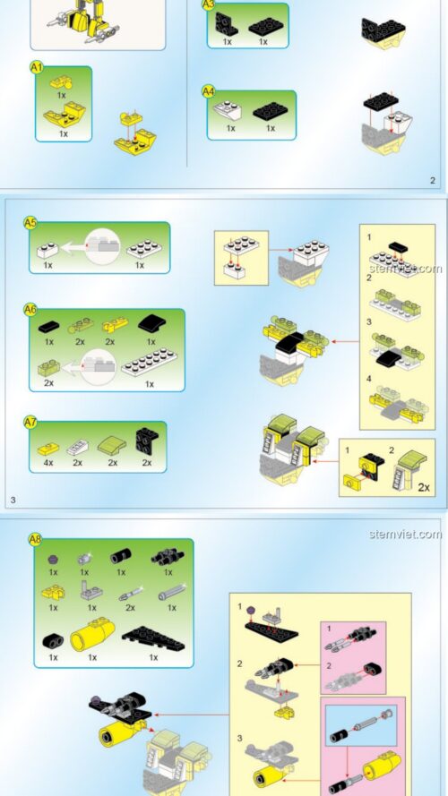 Robot bóng đá QMAN 3006 sách lắp ghép QMAN 3006 Siêu Bóng Đá: Phòng Tuyến Báo Động
