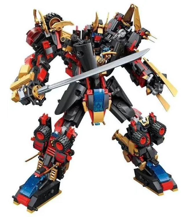Siêu Robot Biến Hình QMAN 3105-2 (6 in 1) - Robot 烈斩军前