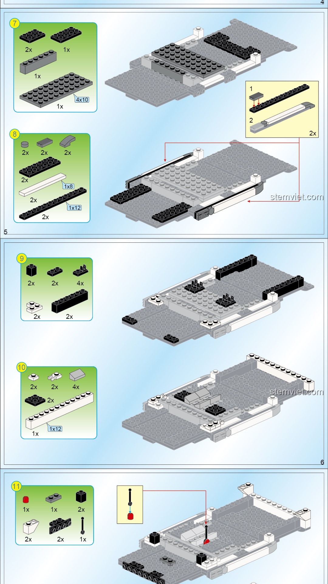 Thunder Mission: Cuộc Phản Công Của Xe Hummer Vũ Trang Qman 3205 hướng dẫn lắp ráp Qman 3205 Xe chiến đấu địa hình