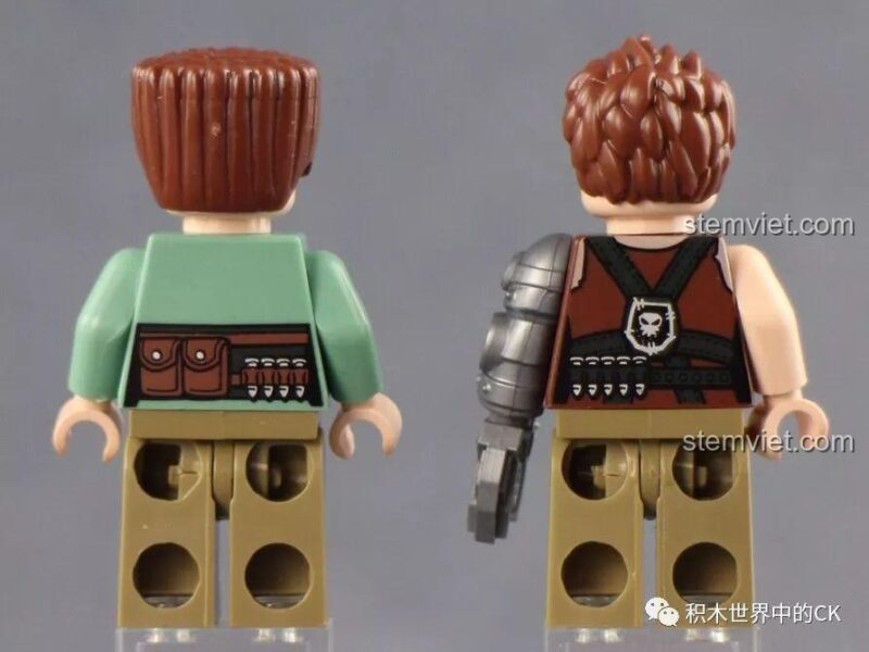 Minifigure lính quân sự từ bộ Qman 3207 Xe Tải Quân Sự Phóng Tên Lửa ThunderMission, chi tiết sắc nét, trang bị đầy đủ.