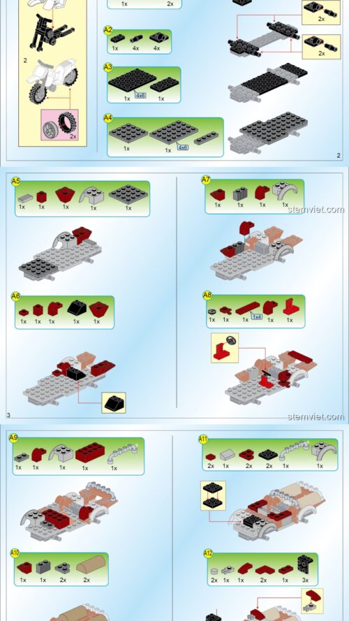 Sách Hướng Dẫn Lắp Ráp Qman 3208 Chiến Dịch Thiên Mạc - Hướng dẫn lắp ghép Qman 3208 Chiến Dịch Thiên Mạc