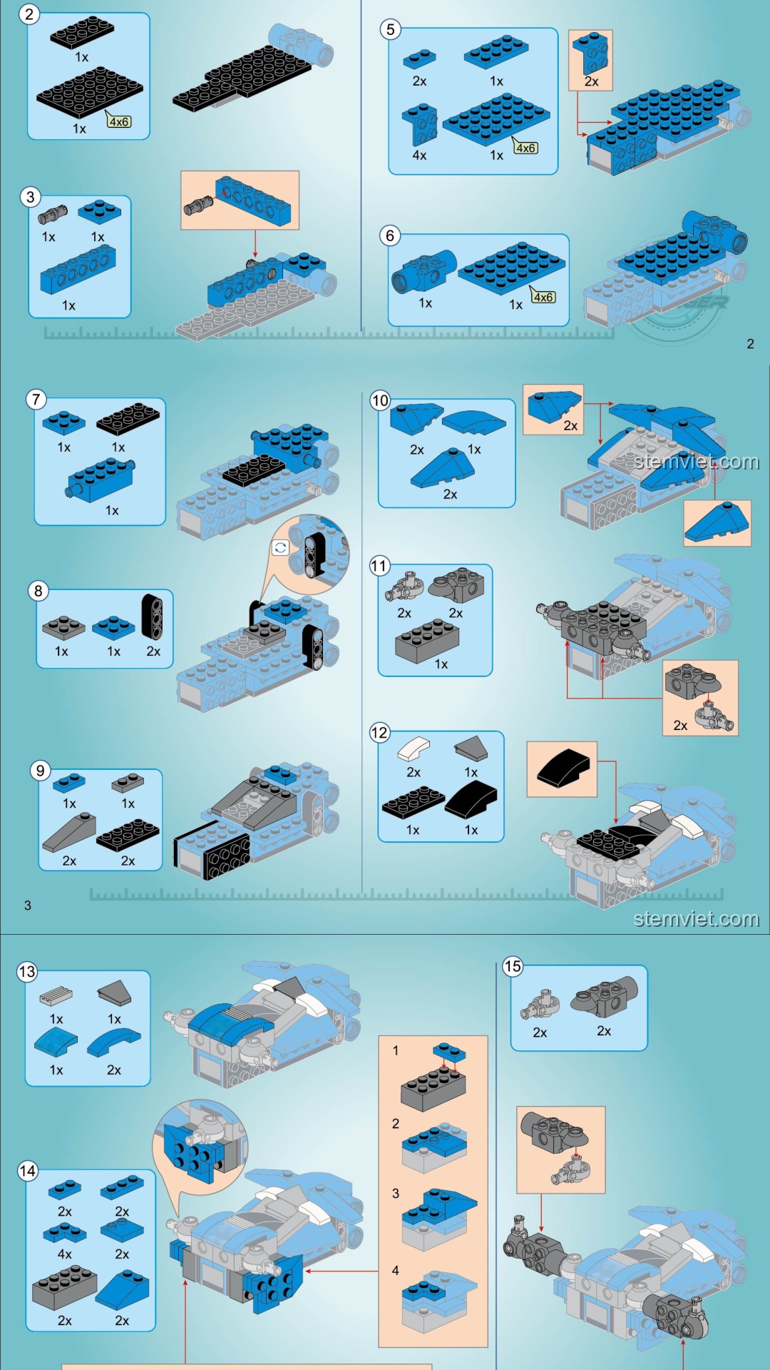 Robot Biến Hình Xe Cảnh Sát Bão Tố QMAN 3303 sách lắp ghép QMAN ENLIGHTEN 3303 Robot Biến Hình Đồ Chơi
