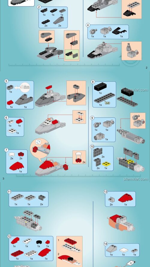 Robot Biến Hình QMAN 3304 - Hướng dẫn QMAN 04 Chiến Đấu Cơ