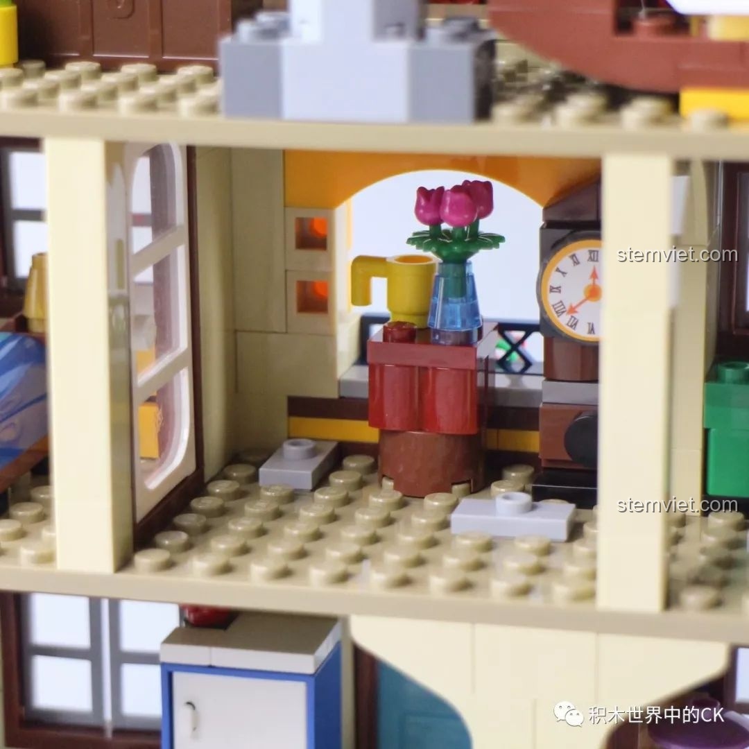 Cận cảnh nội thất phòng bếp của bộ QMAN 3905 Ngôi nhà mơ ước