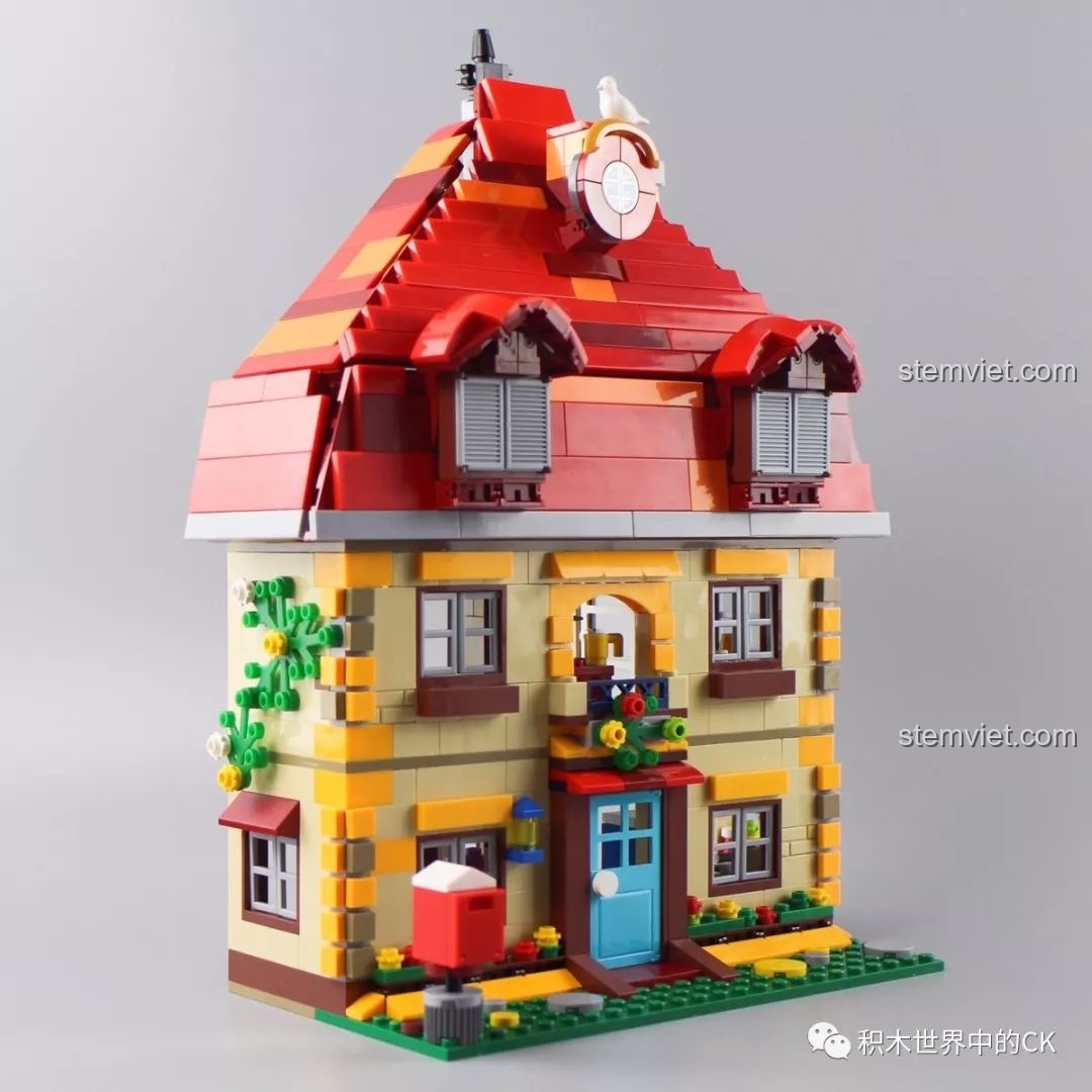 Cận cảnh nội thất phòng khách của bộ QMAN 3905 Ngôi nhà mơ ước