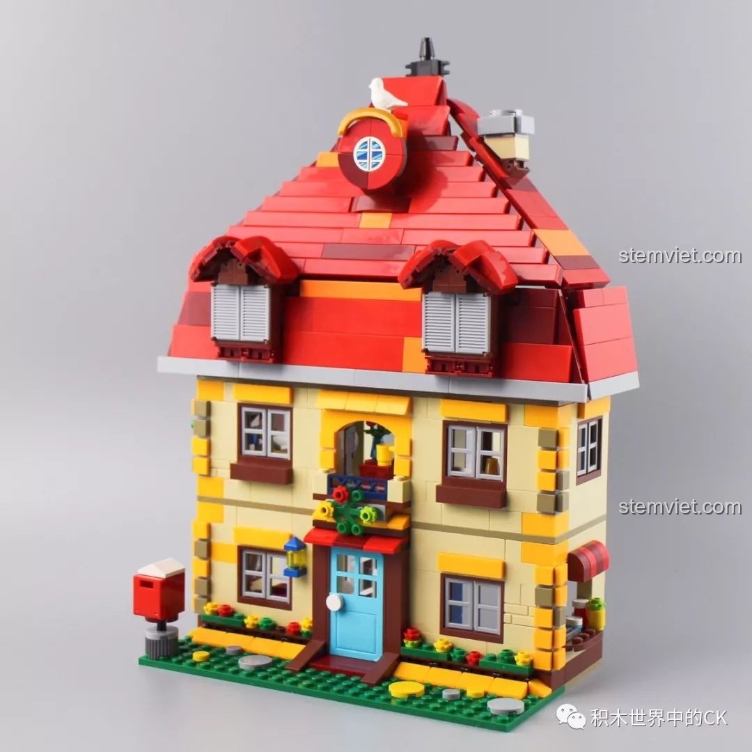 Cận cảnh nội thất phòng khách và phòng học của bộ QMAN 3905 Ngôi nhà mơ ước