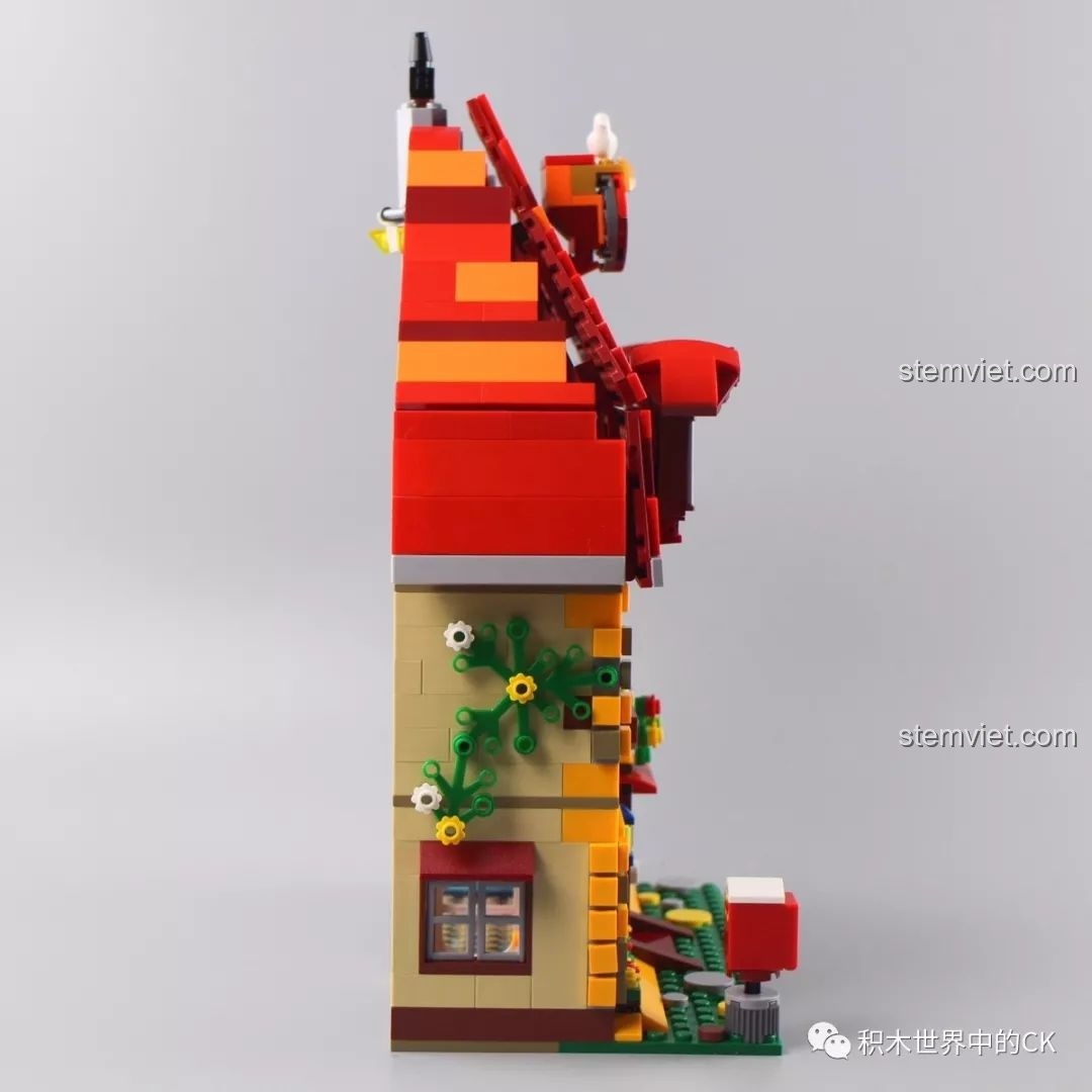 Cận cảnh nội thất phòng ngủ tầng hai của bộ QMAN 3905 Ngôi nhà mơ ước