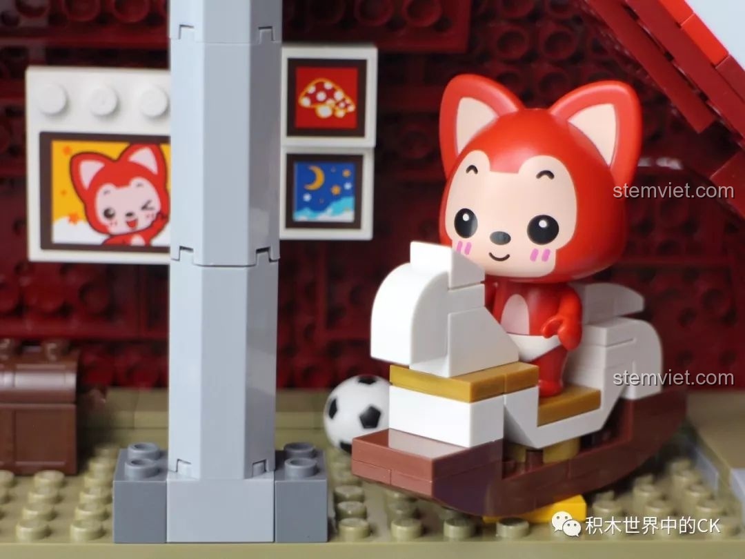 Toàn cảnh bộ đồ chơi lắp ráp QMAN 3905 Ngôi nhà mơ ước với xe và nhân vật