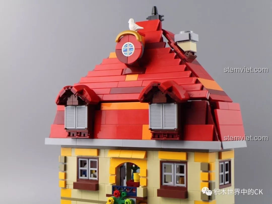 Toàn cảnh bộ đồ chơi lắp ráp QMAN 3905 Ngôi nhà mơ ước với xe và nhân vật