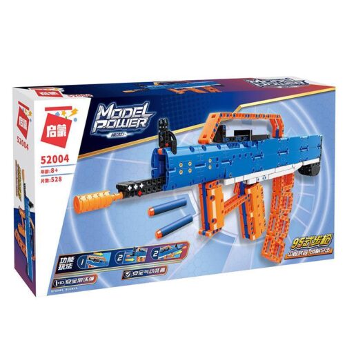 Hộp đồ chơi lắp ráp súng trường tự động Kiểu 95 QMAN 52004, món quà giá rẻ cho bé trai 8 tuổi yêu thích mô hình súng.