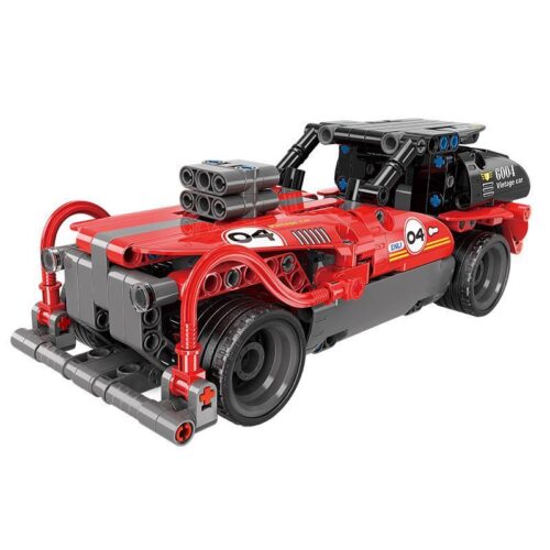 启蒙QMAN 6004 疾走爵士 回力车 bộ lắp ghép Tốc độ Kinh Hoàng cho bé trai 6 tuổi