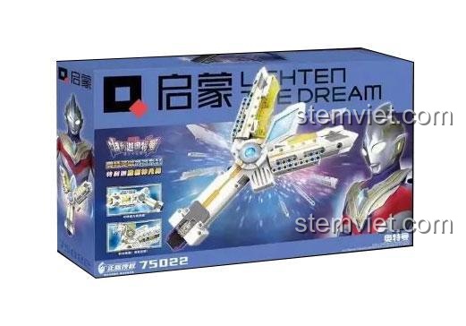 Mô hình lắp ráp QMAN 75022 vũ khí của Ultraman Trigger Victory Sparklence dạng súng cho bé trai 6 tuổi