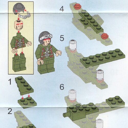 Sách Hướng Dẫn Lắp Ráp Máy bay Trinh sát Quân sự 启蒙QMAN 804 hướng dẫn lắp ghép 启蒙QMAN 804 Máy bay chiến đấu