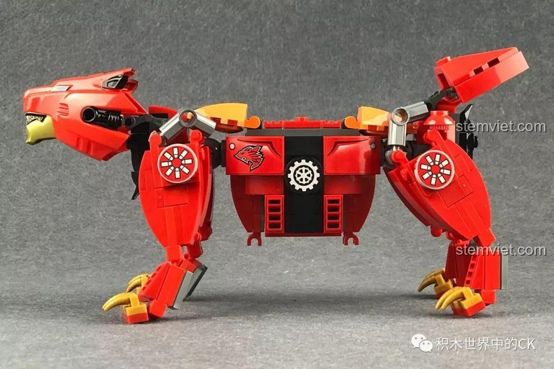 Mô hình lắp ráp Liệt Nhẫn Sư Qman Enlighten 3601, đồ chơi Robot Sư Tử biến hình, phù hợp bé trai 6 tuổi, chất lượng cao