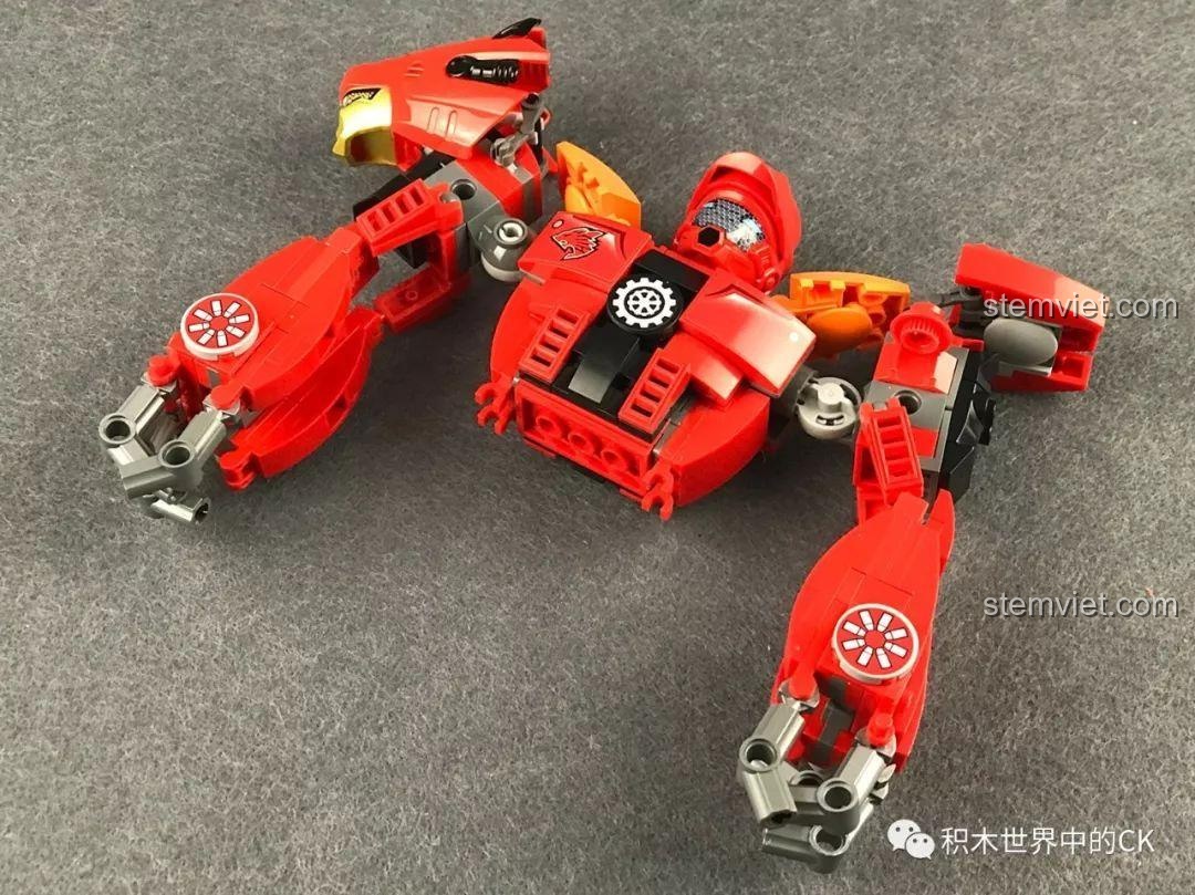 Mô hình Robot Hợp Thể 2 trong 1 từ Qman Enlighten 3601 và 3602, đồ chơi lắp ghép Robot Hợp Thể cho bé trai 6 tuổi, giá tiết kiệm