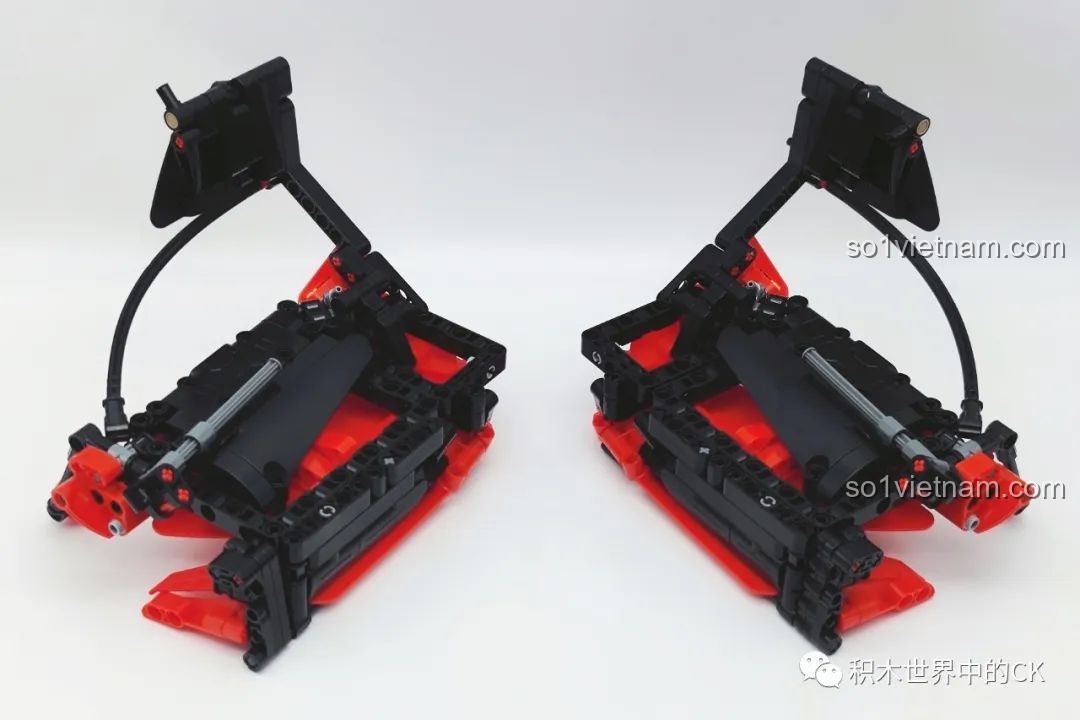 Quá trình lắp ráp thân xe cho bộ CaDA C61505 Ferrari Laferrari, tập trung vào các chi tiết khí động học.