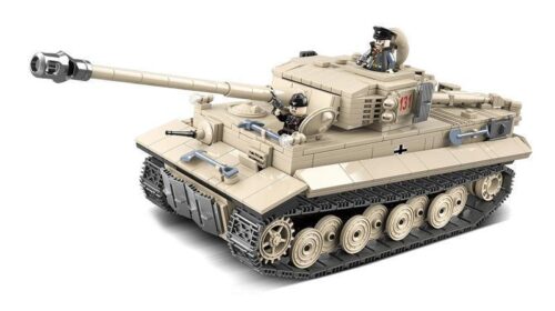 Mô hình đồ chơi lắp ráp Xe tăng Tiger 131 Quan Guan 100061 cho bé trai 6 tuổi, giá rẻ.