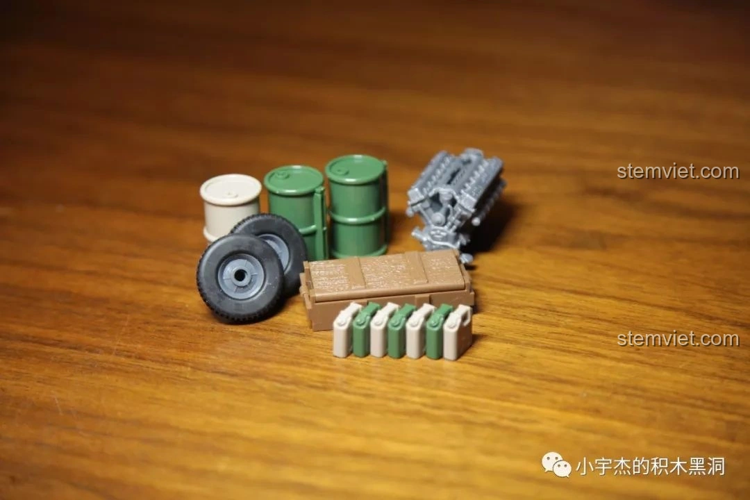 Minifigure lính bộ binh MP40 Đức trong bộ đồ chơi mô hình QUANGUAN 100086 RSO/03.