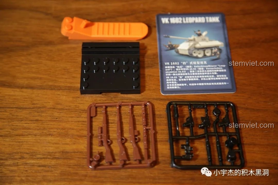 Hoàn thiện mô hình xe tăng VK 1602 Leopard với các chi tiết cuối cùng.