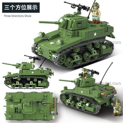 Xe tăng M3 Stuart QUANGUAN 100103 - Góc nhìn khác