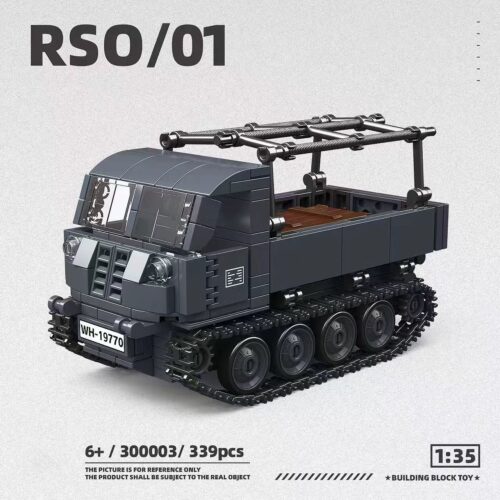 Bộ lắp ghép QUANGUAN 100212 Xe Bán Xích Quân Sự RSO/01 tỉ lệ 1:35, đồ chơi lắp ráp quân sự cho bé trai 6 tuổi, mô hình chi tiết cao cấp giá tốt.