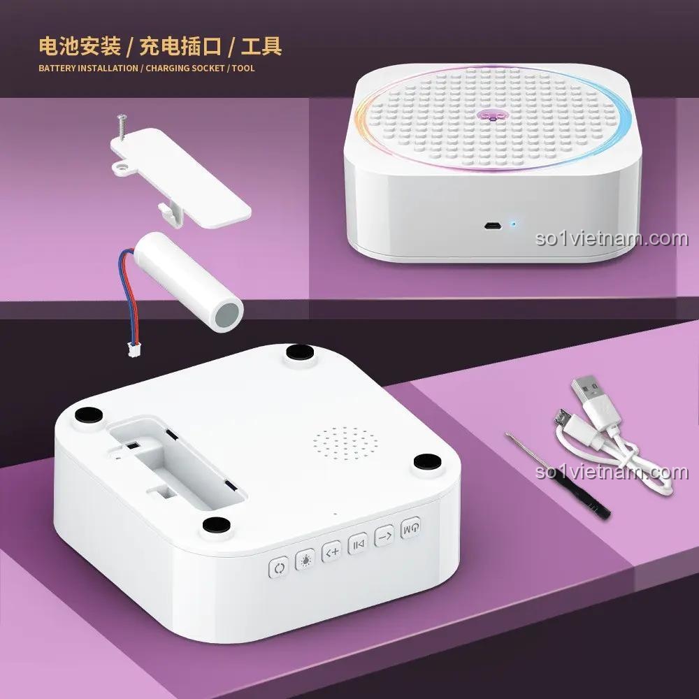 đồ chơi mô hình 100225 QUANGUAN, lắp đặt pin sạc, hộp nhạc Bluetooth, cho con gái 14 tuổi giá rẻ