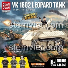 Mô hình xe bán xích Sd.Kfz.251/20 "UHU" QUANGUAN, bộ lắp ráp quân sự 100284, đồ chơi mô hình chiến tranh thế giới độc đáo.