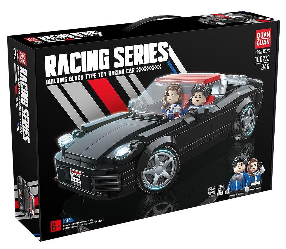 Hộp bộ lắp ráp Siêu xe Porsche 911 QUANGUAN 100273, 346 mảnh, đồ chơi sáng tạo cho bé trai 6 tuổi.