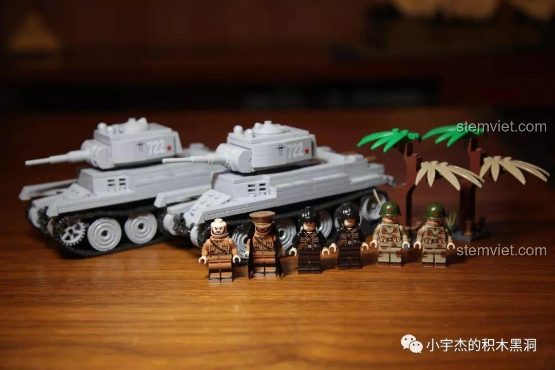 Một mẫu xe tăng khác trong bộ sưu tập quân sự của QuanGuan, thể hiện sự đa dạng của hãng.