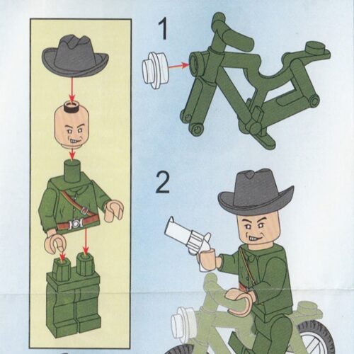 Bộ Lắp Ghép Quân Sự Secret Agent 827 启蒙QMAN 827 sách hướng dẫn 启蒙QMAN 827 Chiến binh