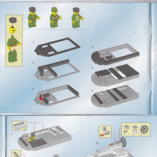 Sách Hướng Dẫn Lắp Ráp Tàu Sân Bay 113 启蒙QMAN Tàu sân bay hiện đại Keeppley