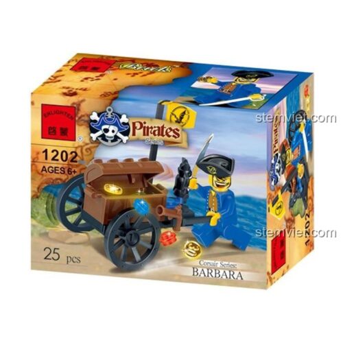Bộ lắp ghép Hải Tặc Vận Chuyển Kho Báu 1202