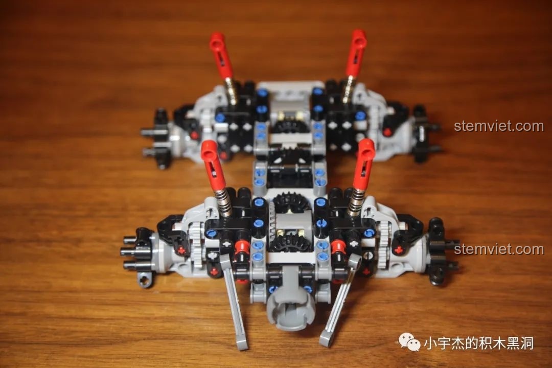 Khung gầm của bộ Rael LE-J901 Mercedes G63 AMG 6x6 đã hoàn chỉnh, sẵn sàng lắp các chi tiết ngoại thất.