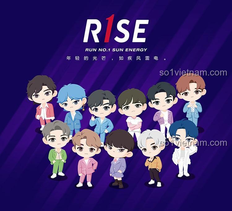 Chi tiết mô hình Sân khấu Tốt nghiệp R1SE 60004, các nhân vật minifigure của nhóm R1SE, đồ chơi lắp ráp