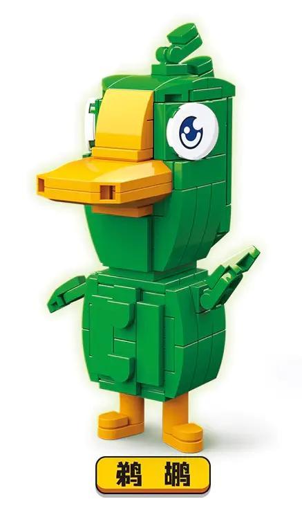 Mô hình Bồ Nông Xanh Renzaima 771 từ game Goose Goose Duck, bộ lắp ghép 195 mảnh cho bé trai 6 tuổi giá rẻ.