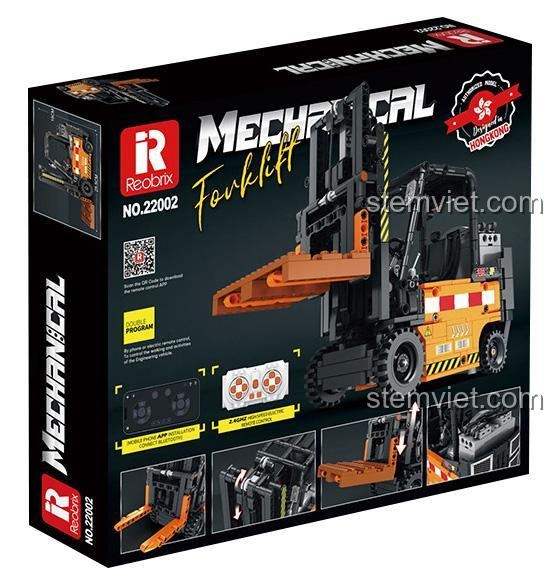 Xe nâng hàng kỹ thuật điều khiển từ xa Reobrix 22002 - Hộp sản phẩm chi tiết