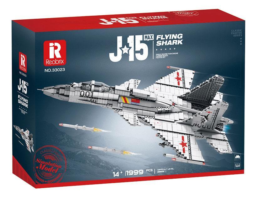 Bộ lắp ráp Reobrix 33023 Máy bay chiến đấu Tiêm Kích J-15 Cá Mập Bay chất lượng cao cho bé trai 6 tuổi, giá tốt