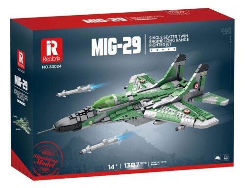 Bộ lắp ráp Reobrix 33024 Máy bay chiến đấu MIG-29 Mikoyan Gurevich chất lượng cao, đồ chơi mô hình chiến cơ tối thượng cho bé trai 6 tuổi, giá tốt