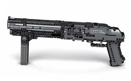 Mô hình súng Shotgun Super Shorty Reobrix 77002 đồ chơi lắp ráp cho bé trai 6 tuổi, chi tiết sắc nét, giá tốt.