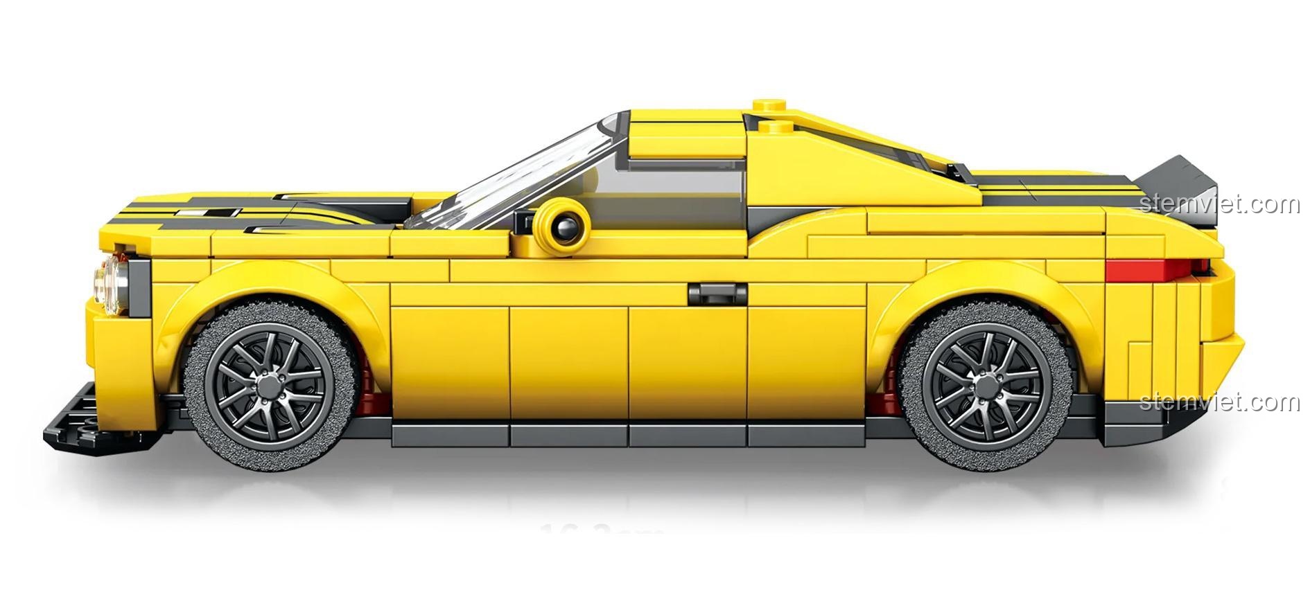 Hộp sản phẩm của bộ lắp ghép Dodge Challenger SRT Reobrix, một lựa chọn quà tặng giá tốt cho các bạn nam.